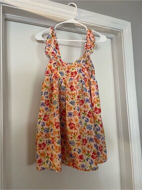 Sofra Floral Babydoll Mini Dress